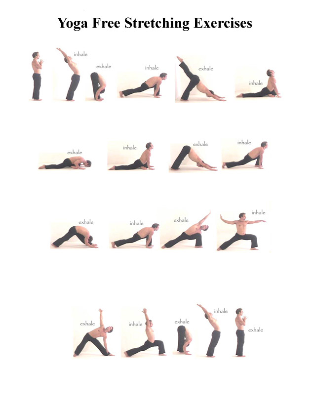 yoga poses diagram
